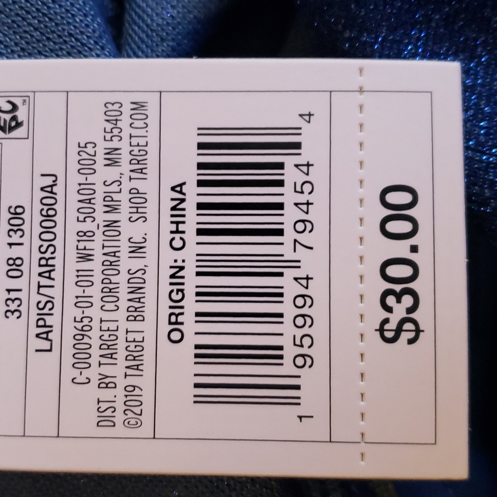 Wild Fable bodicon sparkly Blue Long Sleeve Dress - Picture 8 of 8
